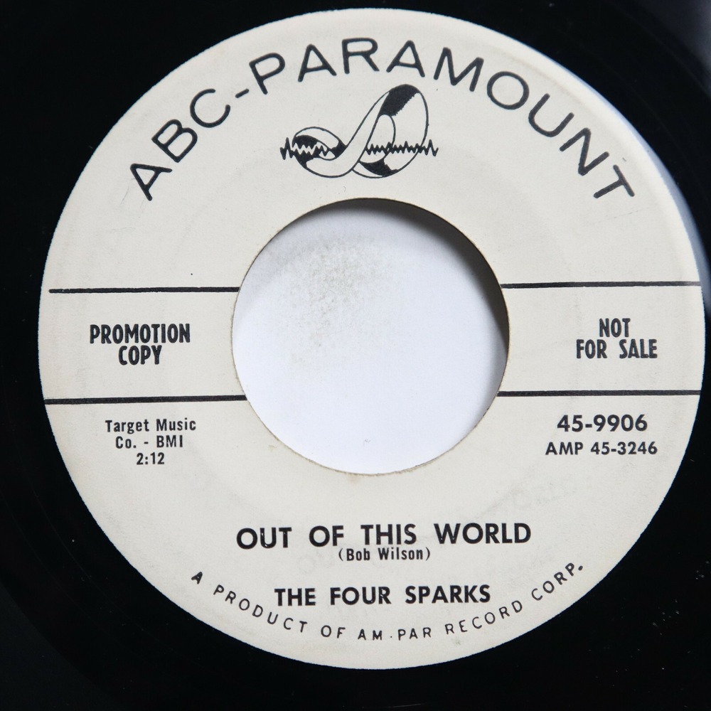 FOUR SPARKS - MY SWEET JUANITA / OUT OF THIS WORLD - DOO WOP 45